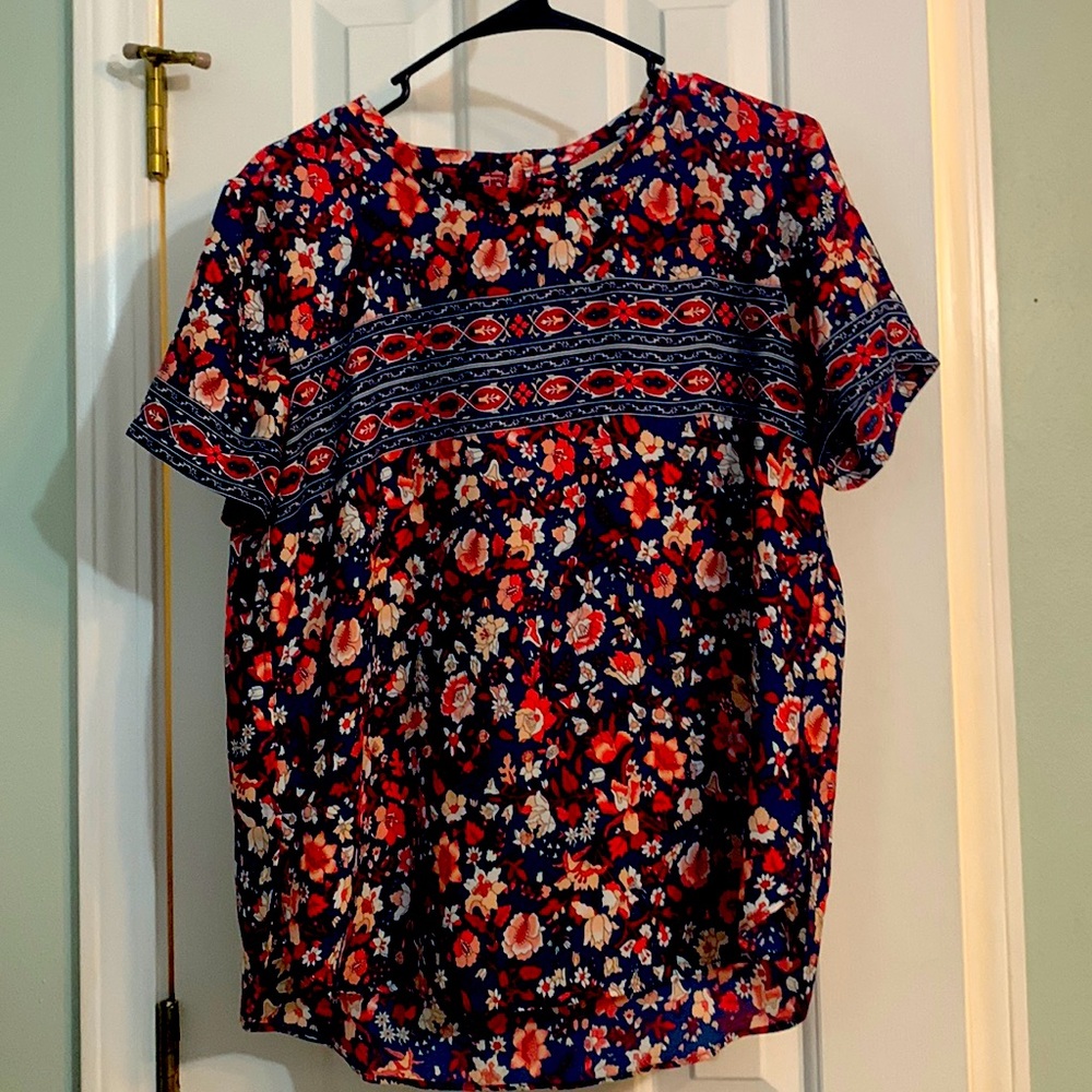 Loft Flowered Blouse